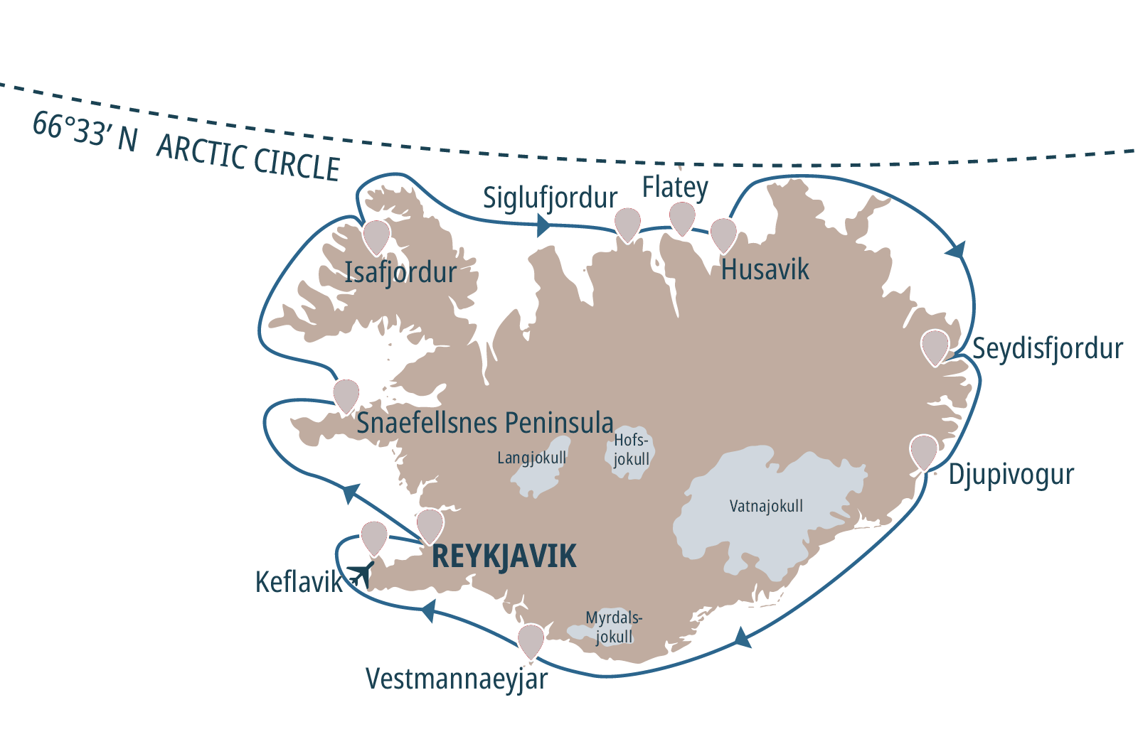 Iceland Map